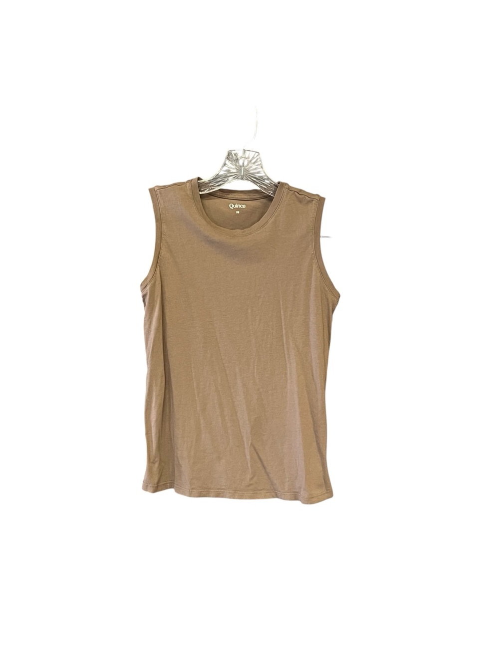 Quince Cotton Modal Muscle Tank Top Women’s XS Dark Taupe Sleeveless Casual